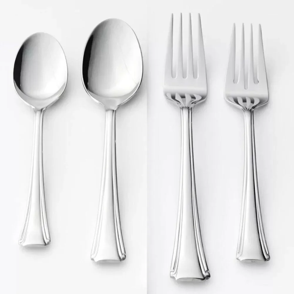 Oneida BORDEAUX Stainless Glossy Outlined Dinner Soup Oval Spoon 7” Replacement